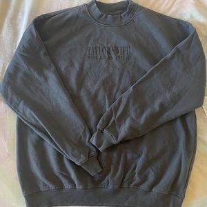 Taylor Swift Eras Tour Blue Crewneck **UPDATED TOUR DATES**